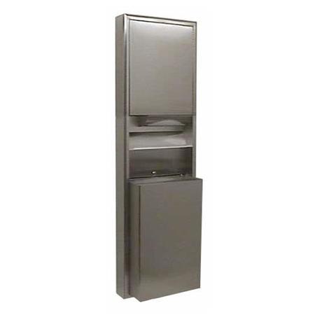 Bobrick ClassicSeries™ Paper Towel Dispenser & Waste Receptacle B-3949